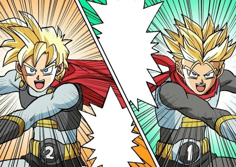 Super Saiyan Goten and Super Saiyan Trunks