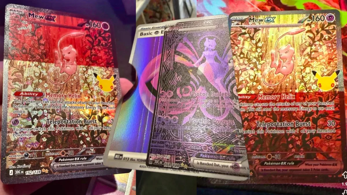 “Blood Mew” kļūdas kārtis kļūst par Pokémon 30. gadadienas negaidītāko kolekcionāru medījumu