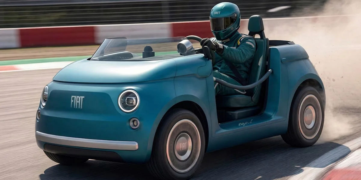 Fiat Topolino pārtapis par nelielu sacīkšu barčetu