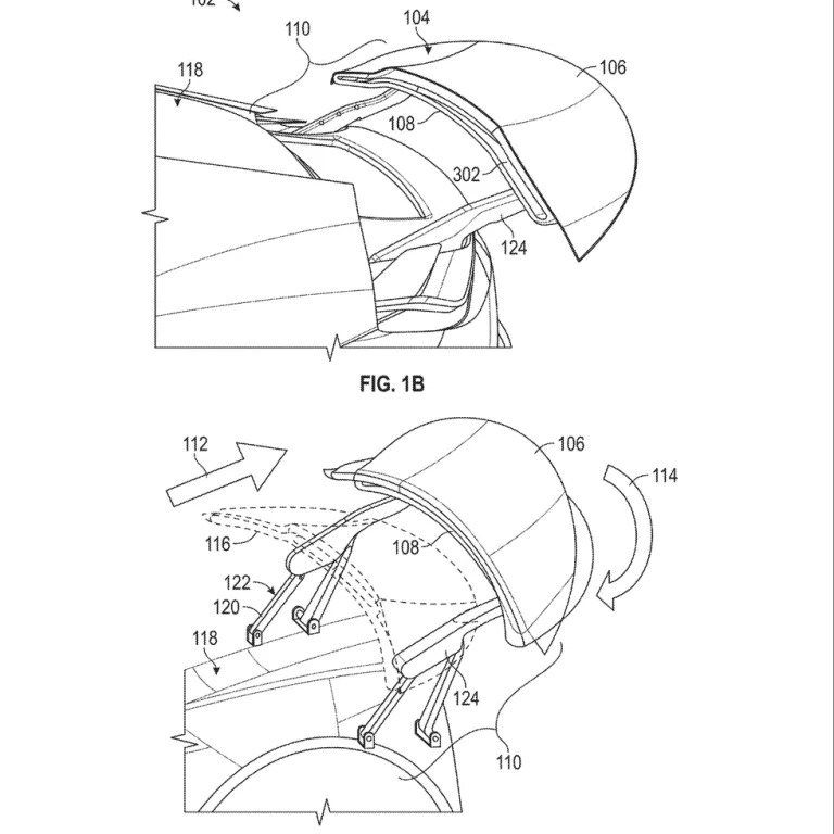 Tesla Roadster patentā parādās salokāms aktīvās aerodinamikas spārns