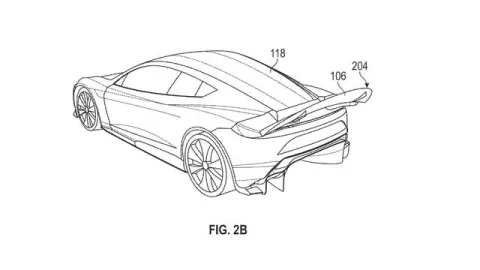 Tesla Roadster patentā parādās salokāms aktīvās aerodinamikas spārns
