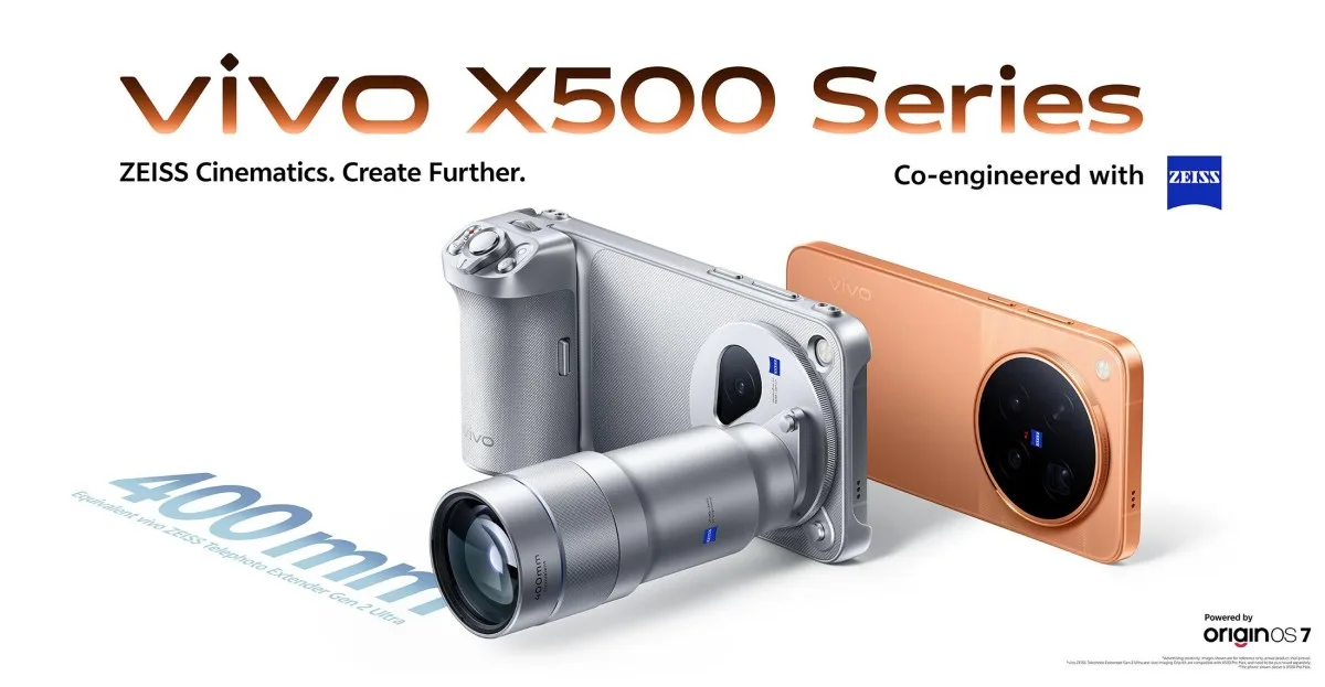 Vivo X500 Pro Max viedtālrunis piedāvā 17 EV dinamisko diapazonu un 4K video ar 240 kadriem sekundē