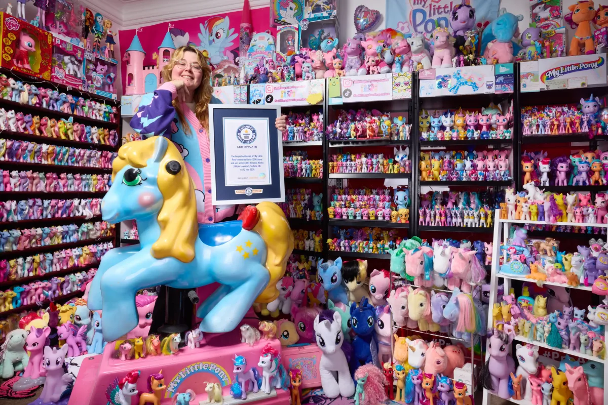 Image 4: Miranda began her collection after wishing for a horse as a child (Guinness World Records)