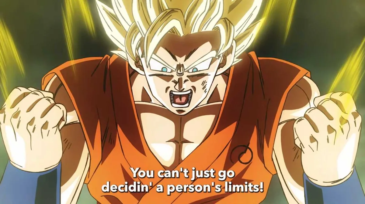 Super Saiyan Goku in Dragon Ball Super: Beerus