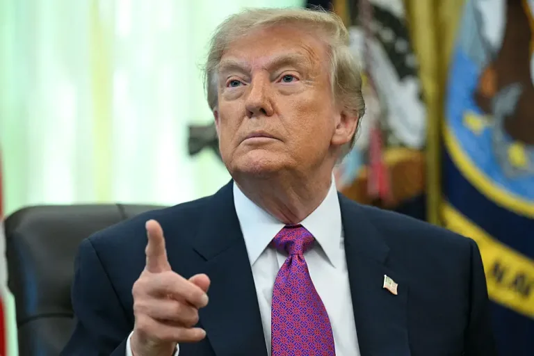 Image 6: Donald Trump may back down from his tariff threats ahead of the midterms (Jim WATSON / AFP via Getty Images)