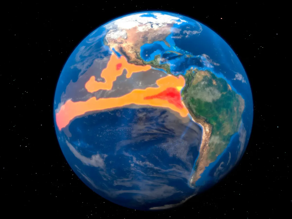 Image 5: El Niño events are triggered by unusually warm ocean surface temperatures in the central and eastern Pacific (Getty Stock Images)