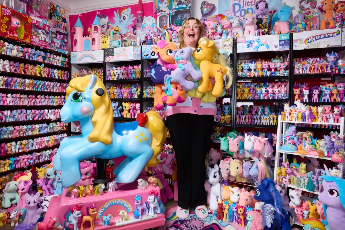 Image 5: Miranda has over 7,000 My Little Pony items in her collection (Guinness World Records)
