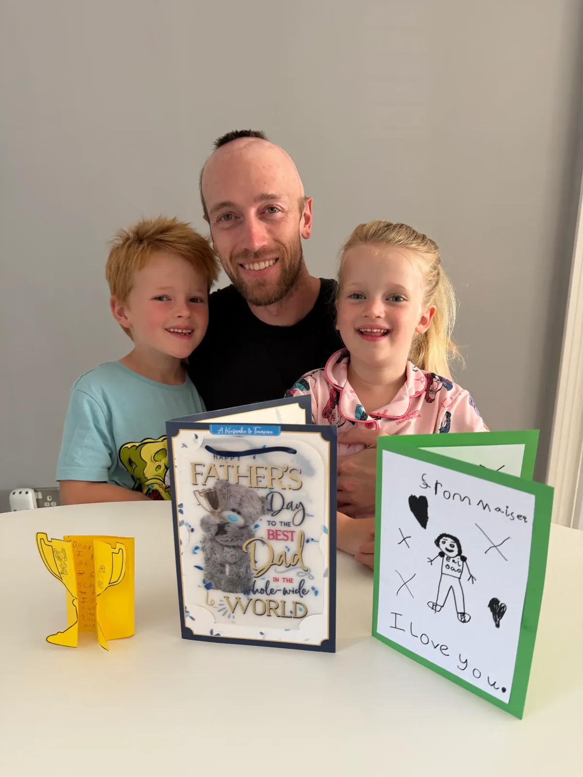 Image 6: Matt with his young children (Supplied)