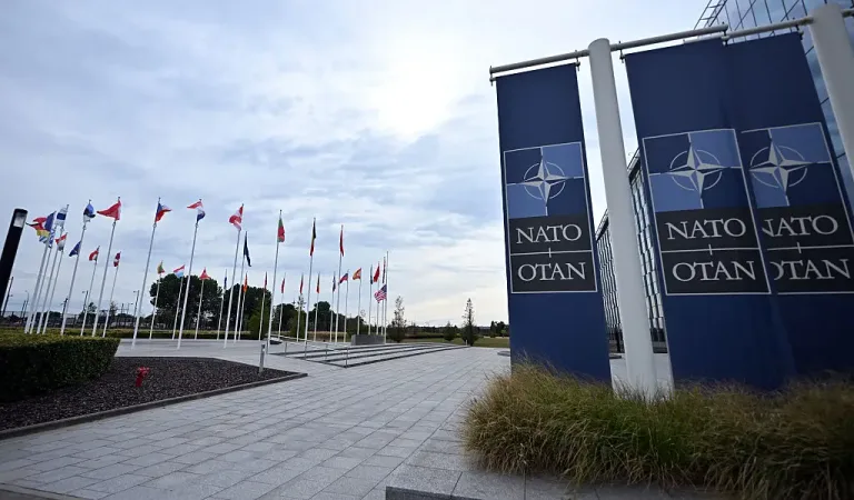 Image 8: Russia's potential to harm NATO has been questioned (Photo by Dursun Aydemir/Anadolu via Getty Images)