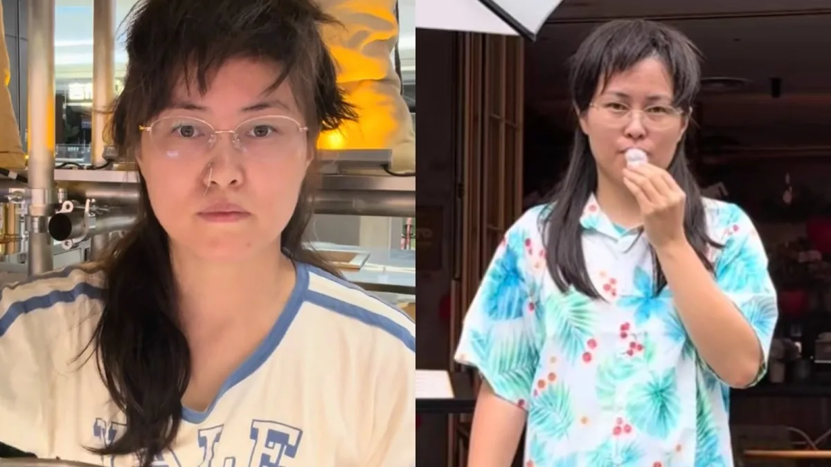 Ķīniešu TikTok autore pārņem Mullet Review bufetes apskatu formātu