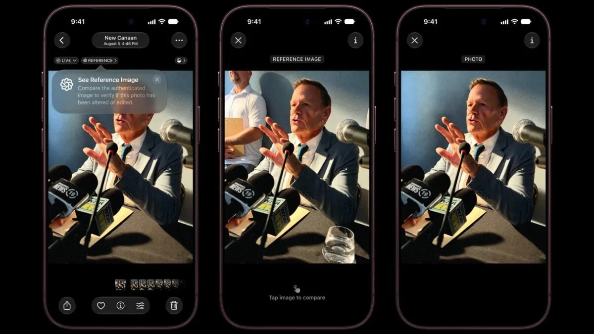 Apple ievieš rīku, kas iPhone 18 Pro fotoattēliem ļaus apliecināt autentiskumu