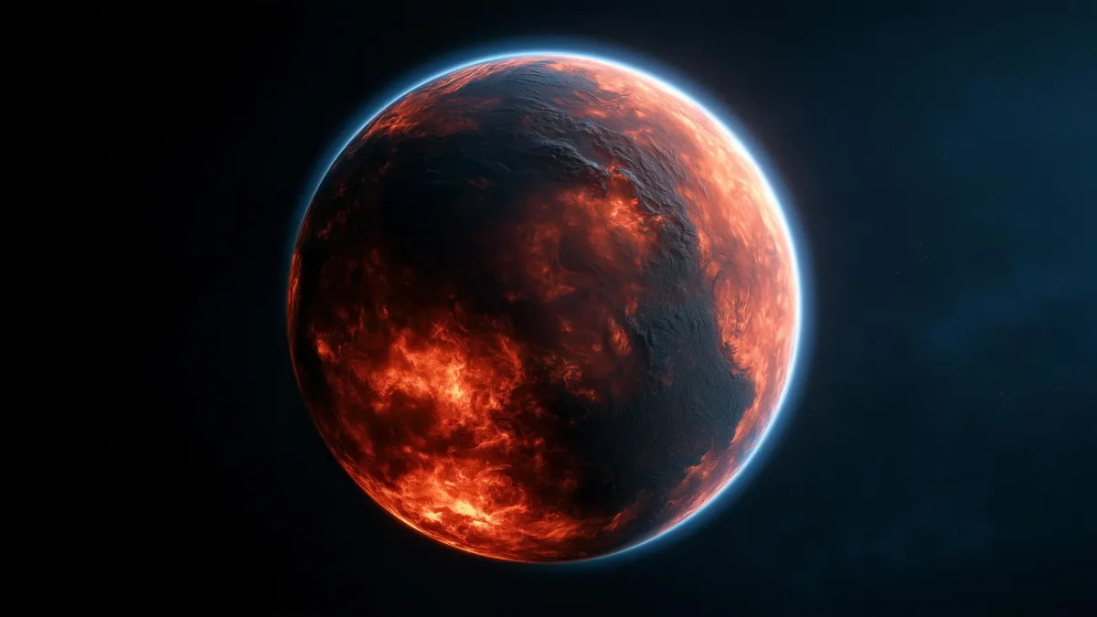 Džeimsa Veba teleskops atklāj atmosfēras pazīmes uz karstas lavas pasaules