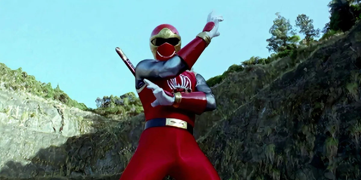 The Red Ranger in Ninja Storm