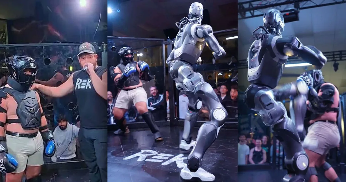 Kalifornijas amatpersonas liek apturēt cilvēku un robotu cīņas būrī