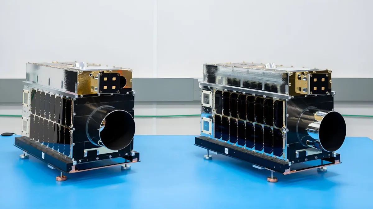 33 mārciņas smagie satelīti no 310 jūdžu augstuma uzraudzīs siltumnīcefekta gāzu emisijas