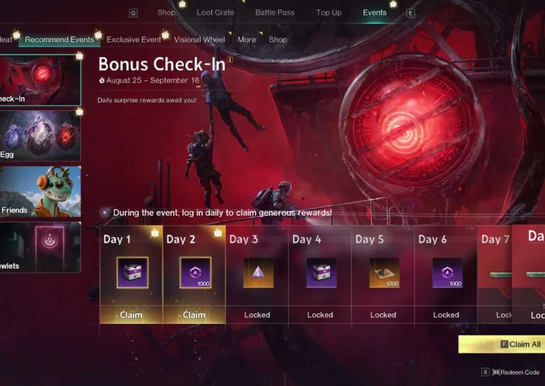 Image 19: Once Human Bonus Check Seasonal And Special Rewards Are Not Lost With Character Resets (1)