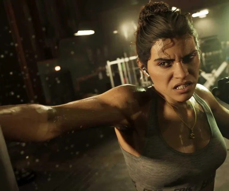 Lucia boxing in GTA 6.