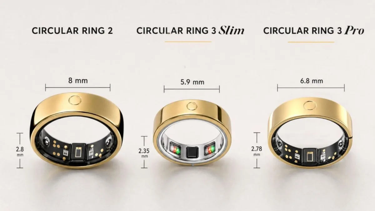 Circular Ring Size Comparison © Circular