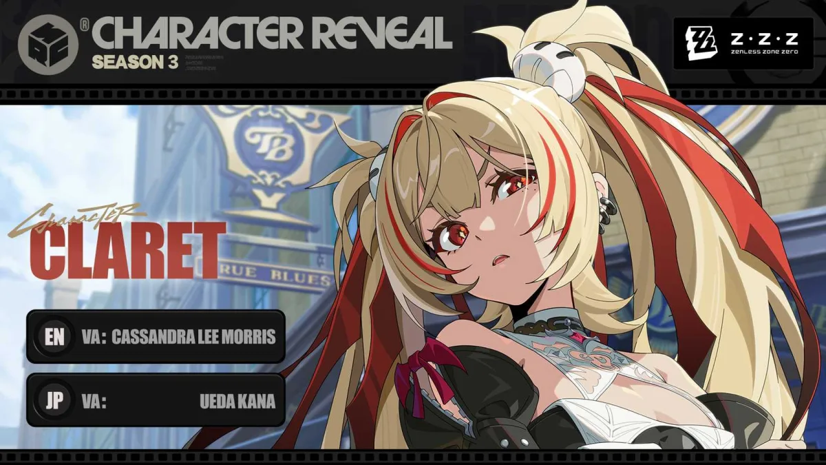 Zenless Zone Zero official art Claret