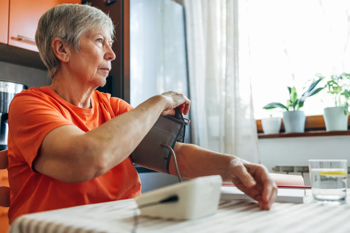Image 4: Blood pressure can increase with age as blood vessels become less flexible. (Getty Stock Image)