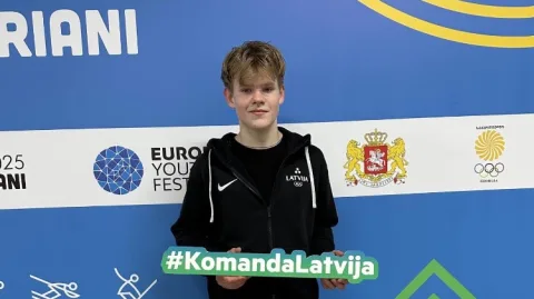 Znotiņš Rīgā junioru „Grand Prix” posmā nosargā septīto vietu