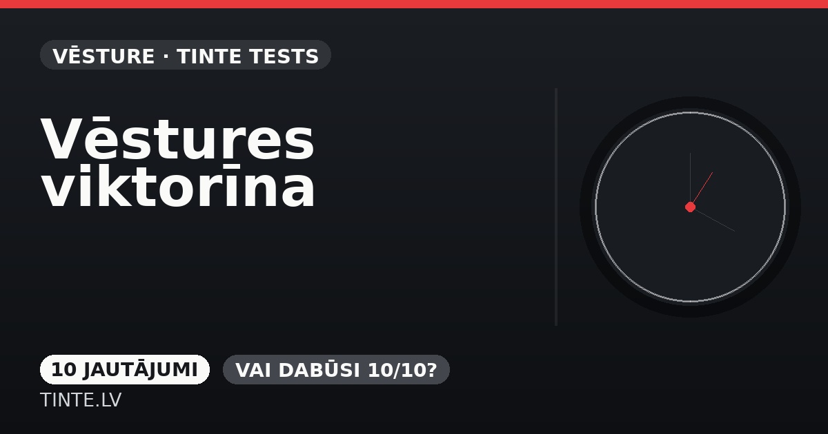 Vēstures viktorīna