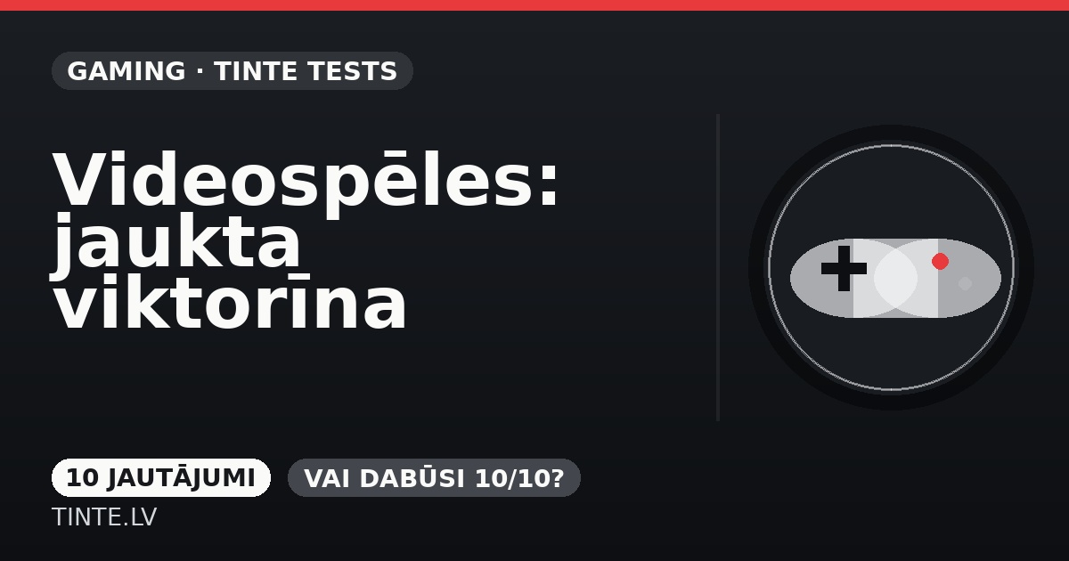 Videospēles: jaukta viktorīna