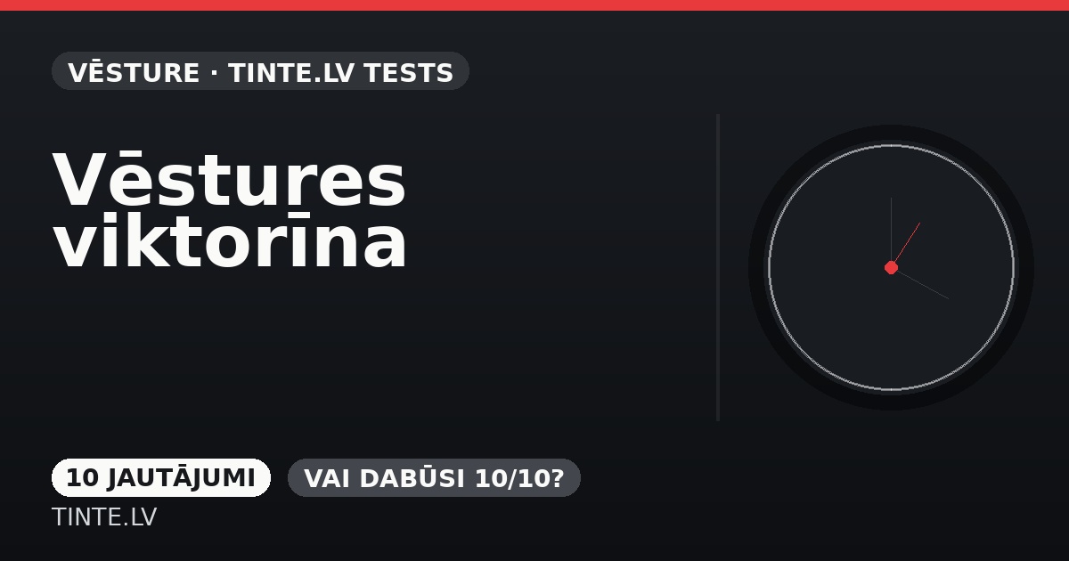 Vēstures viktorīna