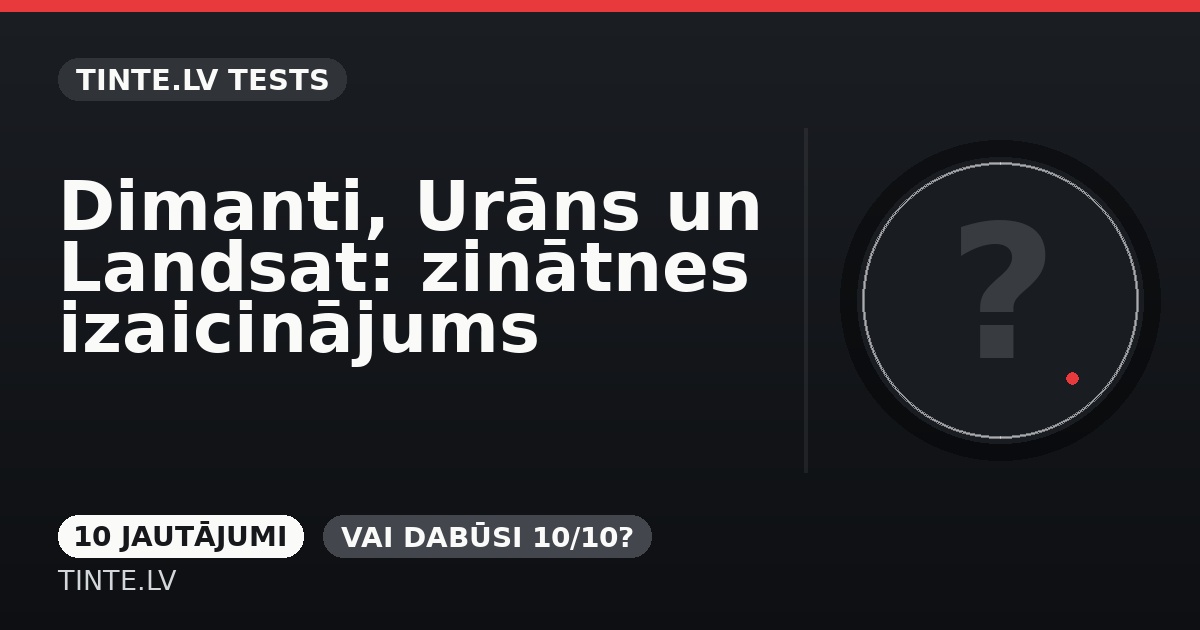 Dimanti, Urāns un Landsat: zinātnes izaicinājums